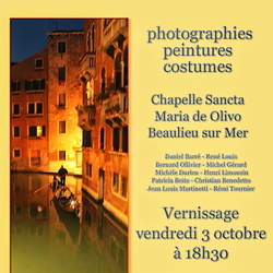 Image Venise Chapelle Santa Anna Beaulieu 02 au 18/10/2014